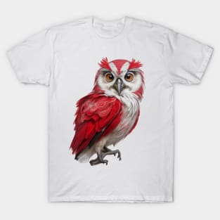 Cute Red Owl T-Shirt